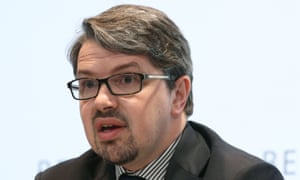 Federal Prosecutor Frederic Van Leeuw speaking at the press conference.