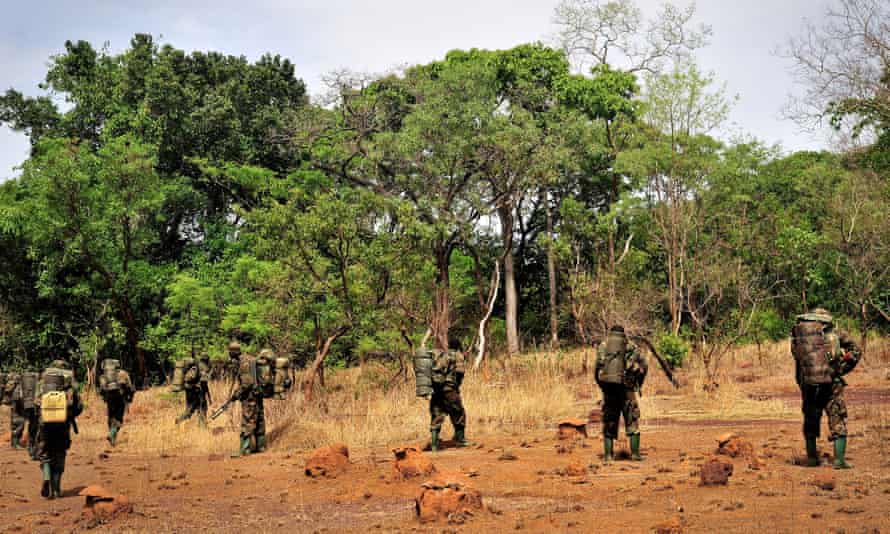 Ugandan soldiers on patrol during an operation to find Jospeh Kony, leader of the Lord’s Resistance Army