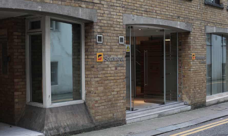 Sonangol’s office in Brompton Place, London