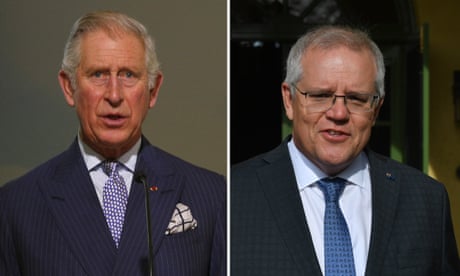 Prince Charles has warned Australian prime minister Scott Morrison (right) and other world leaders that it is vital to attend the Glasgow climate change conference, saying ‘if we don’t really take the decisions that are vital now, it’s going to be almost impossible to catch up’.