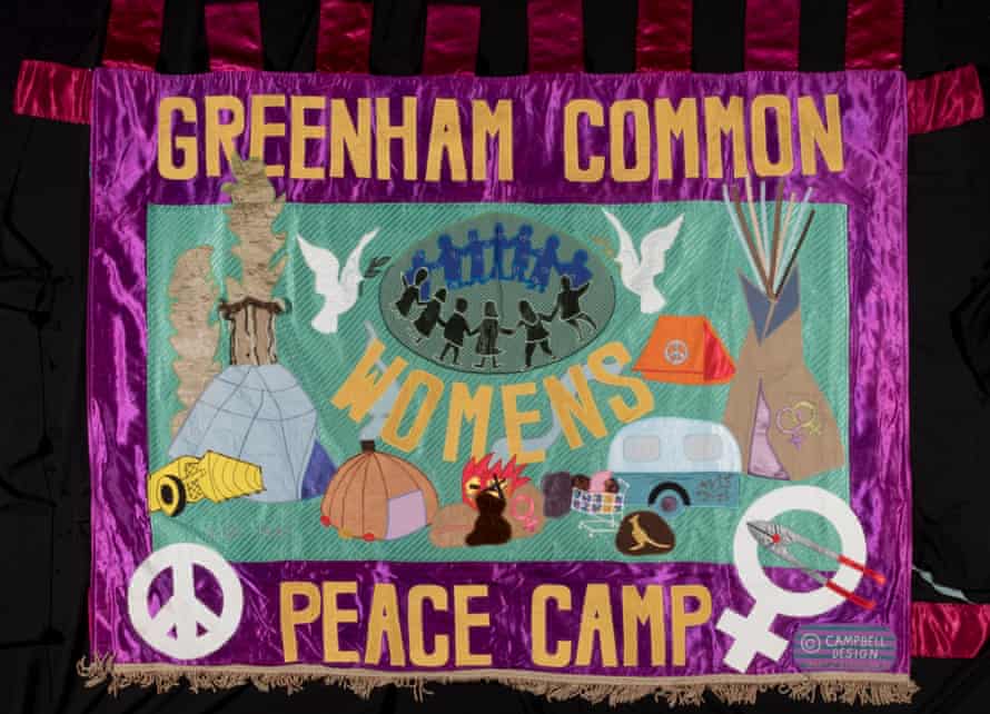 Greenham Common Peace Camp, c1982 by Thalia Campbell.