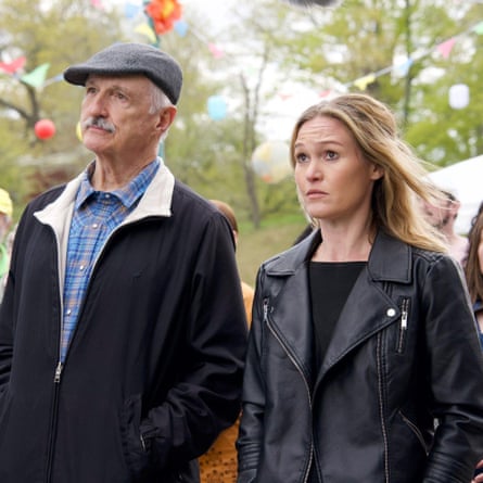 Michael Gross and Julia Stiles in Chosen Family