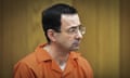 Larry Nassar, the former sports doctor who admitted molesting some of the nation's top gymnasts, appears in Michigan’s Eaton County Court in 2018.