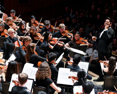 Alpesh Chauhan conducts the National Youth Orchestra at Royal Festival Hall, London