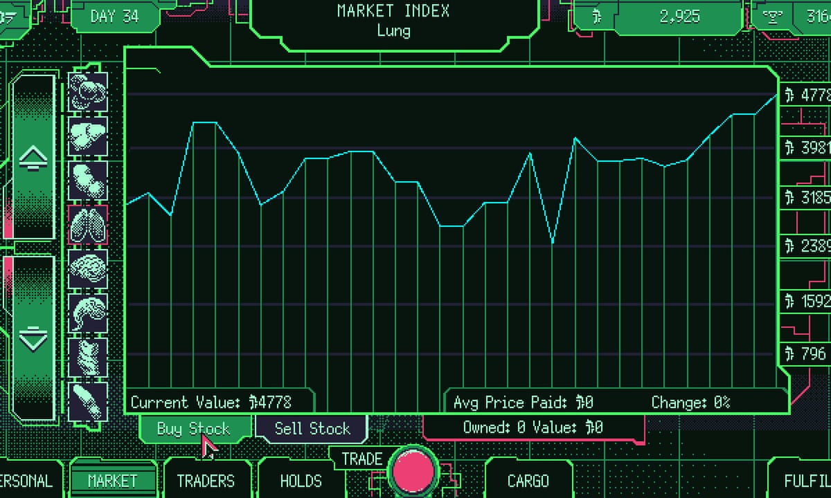 Space Warlord Organ Trading Simulator