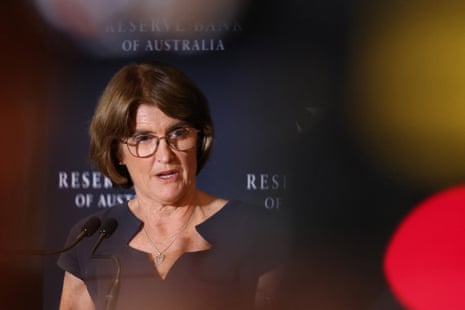 The Reserve Bank governor, Michele Bullock.