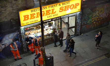 Beigel's store in Brick Lane, East London.
