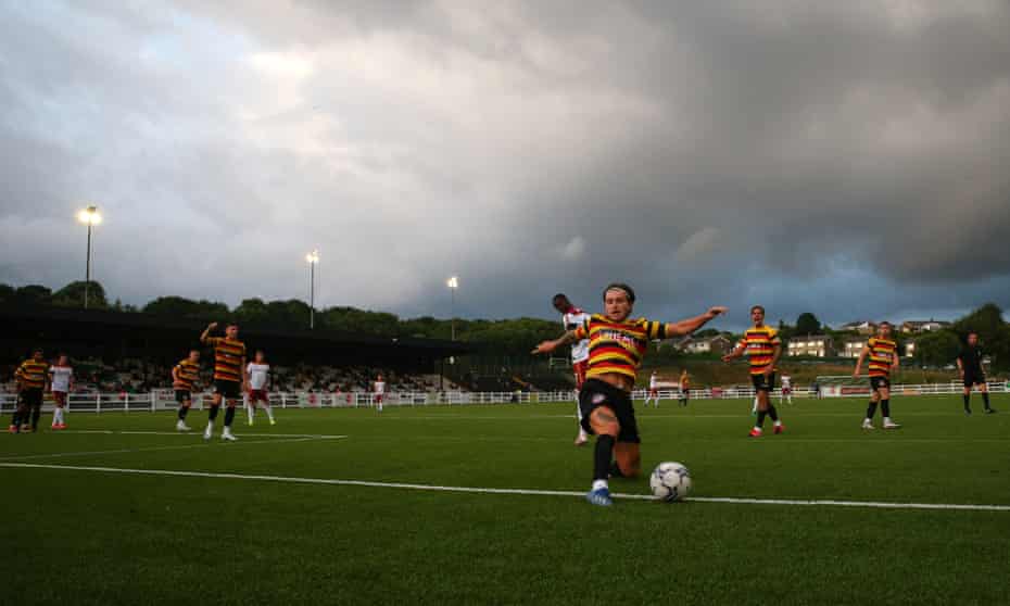 Bradford Park Avenue host Bradford City in a pre-season friendly version of the Wool City derby in July 2021.