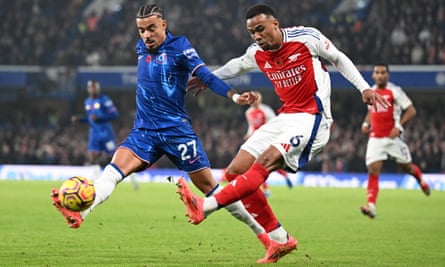 Malo Gusto was preferred at right-back to club captain Reece James against Arsenal on Sunday.