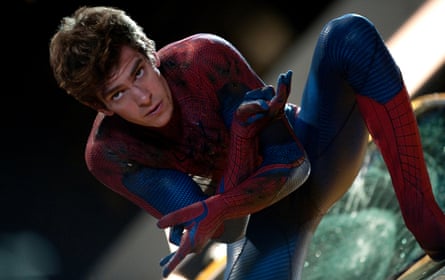 Andrew Garfield in a scene from The Amazing Spider-Man, 2012.
