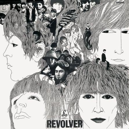 The cover of the Beatles’ seventh album, Revolver.