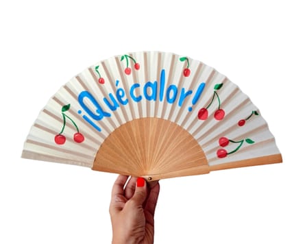 Bespoke Handwritten Fan in Spanish – Artisan Calligraphy by Marmade Studio / ¡Qué Calor! MarmadeStudio via Etsy