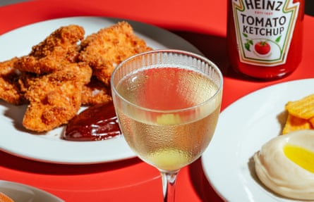 Hand-breaded cocktails and nuggets with chili sauce at Seed Library.