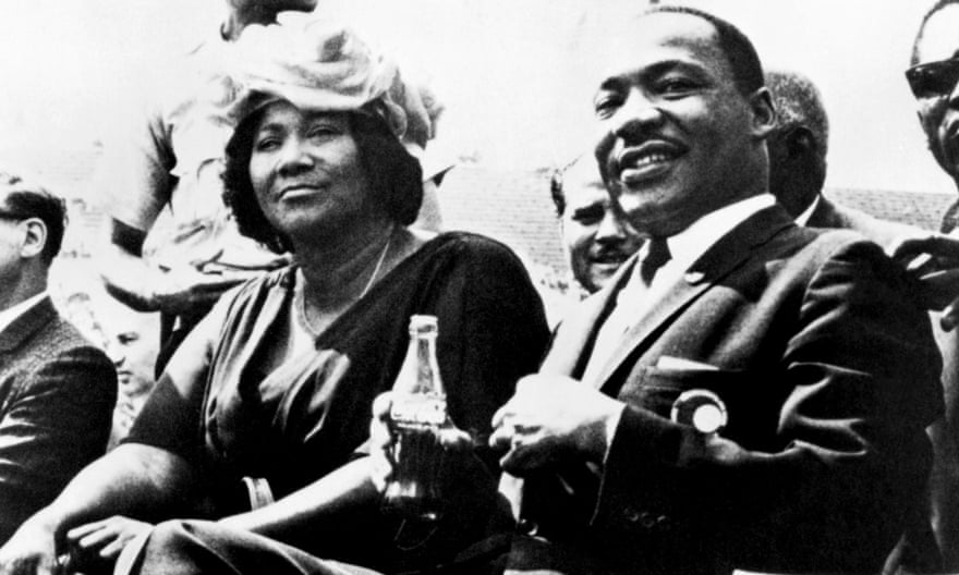 Mahalia Jackson with Dr Martin Luther King Jr in the 1960s