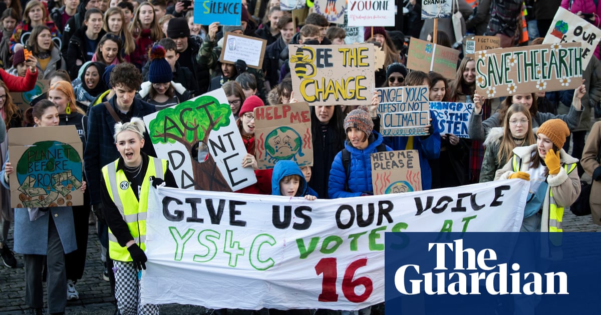 'It my generation’s future': the voteless young climate activists