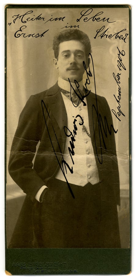 Sound recordist, Ludwig Koch, pictured when young.