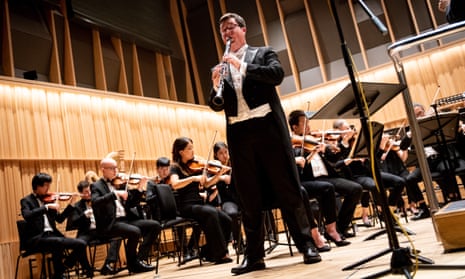 Students perform in the Recital Hall at Royal Birmingham Conservatoire