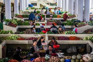 Centenary Farmer’s Market in Thimphu