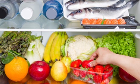 fridge full of food: Mediterranean diet