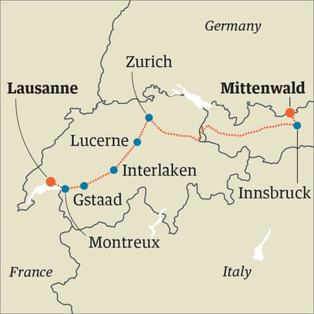 Alps map
