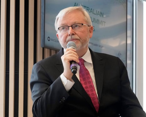 Former prime minister Kevin Rudd