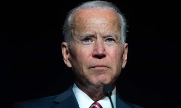 FILES-US-POLITICS-DEMOCRATS-BIDEN-ACCUSATION(FILES) In this file photo taken on March 16, 2019, former US vice president Joe Biden speaks during the First State Democratic Dinner in Dover, Delaware. - Joe Biden, who is leading polls for the Democratic presidential nomination, on Friday , March 29, 2019 faced a misconduct accusation by a Nevada ex-lawmaker claiming the then-vice president inappropriately kissed her before a campaign event. Lucy Flores, the state's Democratic nominee for lieutenant governor in 2014, said she was beside the stage awaiting her turn to address a rally when Biden put his hands on her shoulders from behind, then leaned in and smelled her hair. (Photo by SAUL LOEB / AFP)SAUL LOEB/AFP/Getty Images