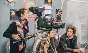 Stock image of film set