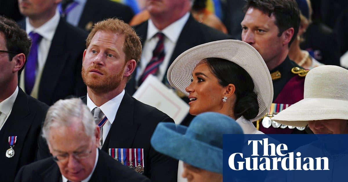 Second-row Sussexes: Harry and Meghan’s low-key return