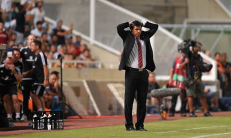 Chris Coleman looks a little anxious on the sidelines.