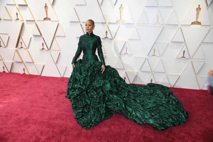 Jada Pinkett Smith on the Oscars red carpet in March.