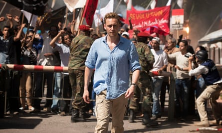 Tom Hiddleston as former soldier Jonathan Pine.