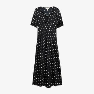 M&S Ruched midi tea dress.