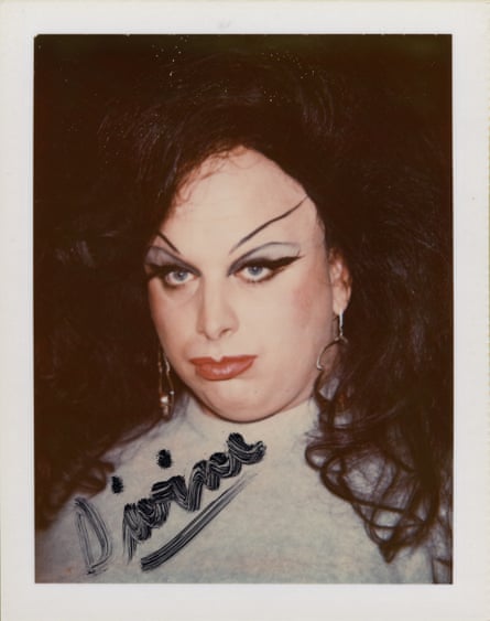 Divine in 1974 from Andy Warhol, Polaroids 1958-1987 