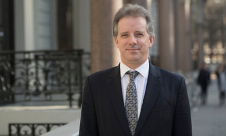 Christopher Steele, the former MI6 agent who set-up Orbis Business Intelligence and compiled a dossier on Donald Trump, in London.