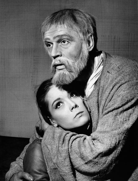 as Cordelia with Paul Scofield as King Lear.