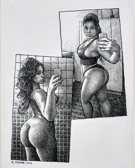 Another illustration by Crumb from Art &amp; Beauty magazine.