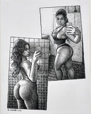 Another illustration by Crumb from Art & Beauty magazine.