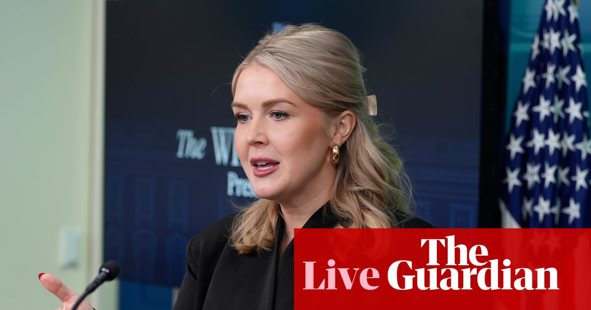 White House says those onboard tanker are being interviewed and US ‘does intend to seize oil’ – US politics live