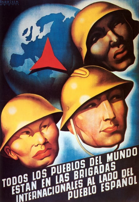 A 1937 poster declaring ‘All The People Of The World Are United With Spain’.