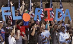 Clinton Supporters<br>Supporters chant as they wait for a speech by Democratic presidential candidate Hillary Clinton, Tuesday, Nov. 1, 2016, in Dade City, Fla. (AP Photo/Chris O'Meara)