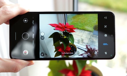The camera app of the Nokia G22.