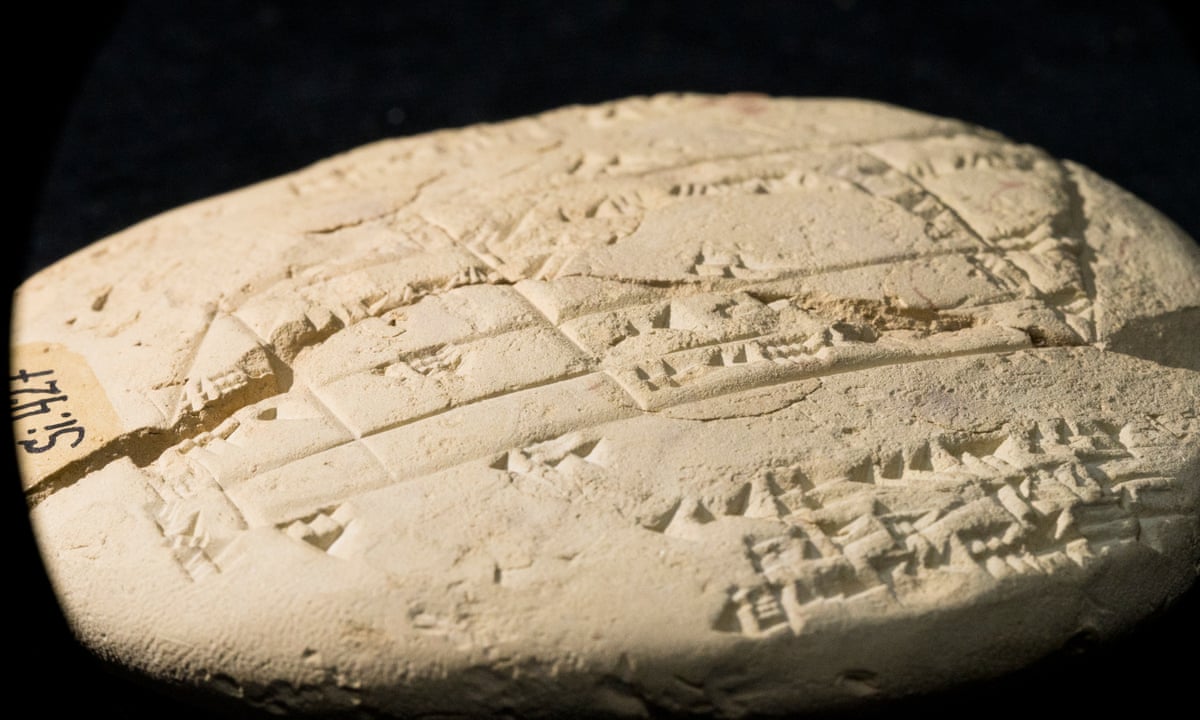 Australian mathematician discovers applied geometry engraved on 3,700-year-old tablet | Archaeology | The Guardian