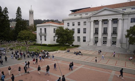 Sproul Plaza on the University of California, Berkeley. The university received $154m in funding from fossil fuel companies.