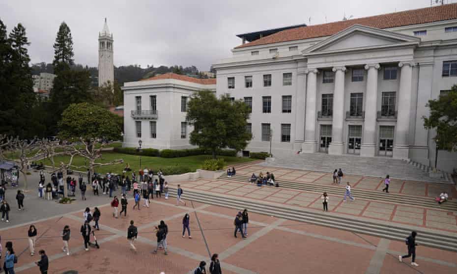 Sproul plaza at the University of California, Berkeley, the state’s flagship university. 