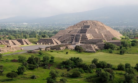 What lies beneath … the Pyramid of the Moon at Teotihuacan.