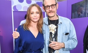 Richardson with the fashion designer Stella McCartney in New York in June 2017.