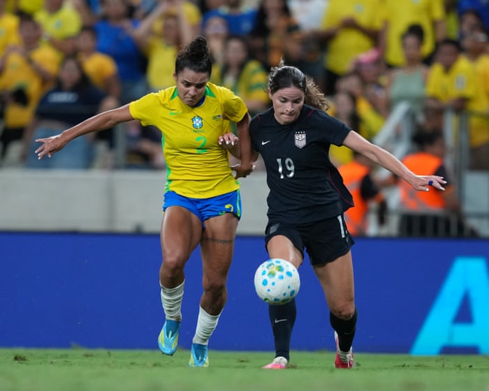 Hayes describes ‘experience I will never forget’ as Brazil given eight red cards in loss to USWNT