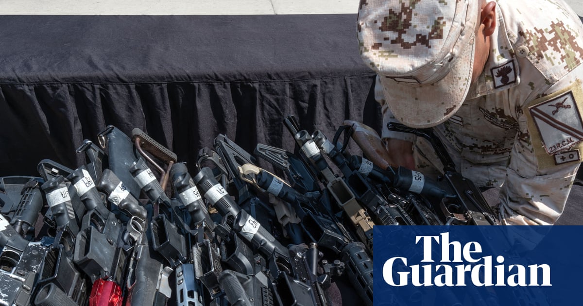 ‘Iron river’: Mexico’s cartel violence fuelled by trafficked firearms from US