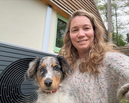 Amy Isted and her heat pump