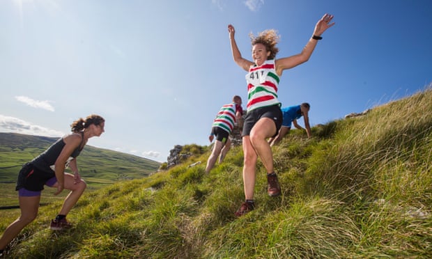 A fell race at the Malham Show in the Yorkshire Dales.